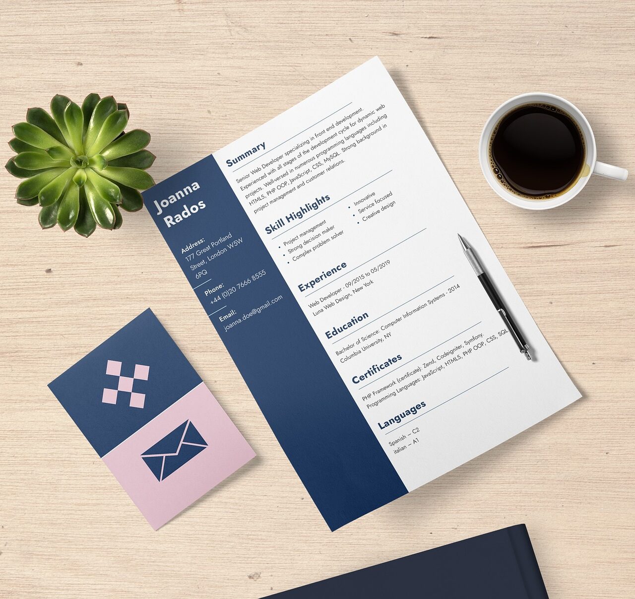 Curriculum Vitae et lettre de motivation