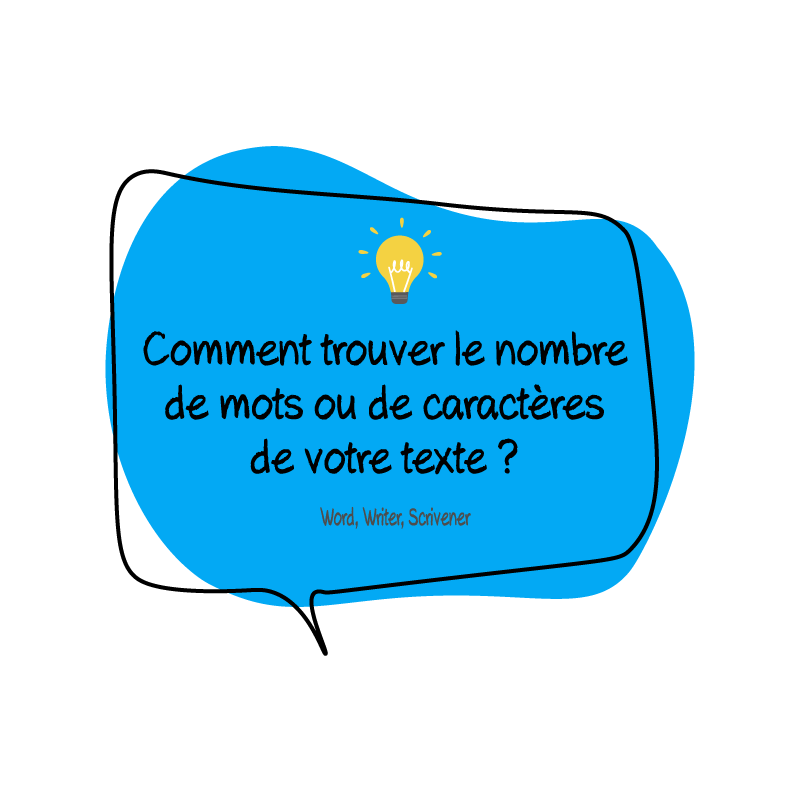 Comment trouver le nombre de mots ou de caractères d'un texte